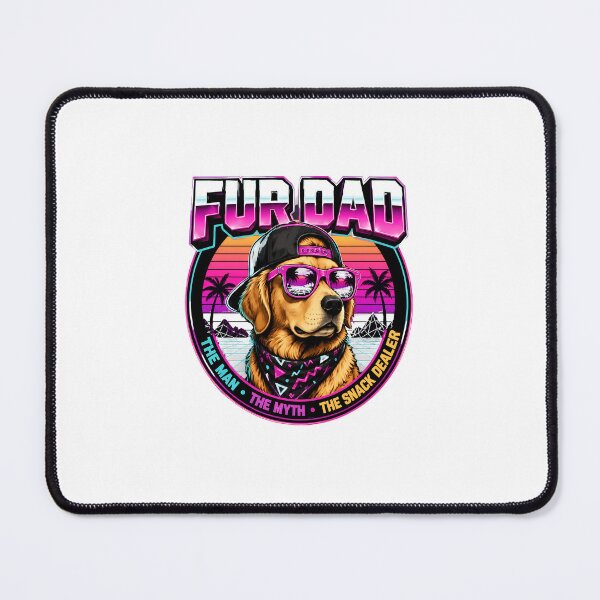 Item preview, Fur Dad Retro 80s Golden Retriever Dog Design designed and sold by SoyLamderma.
