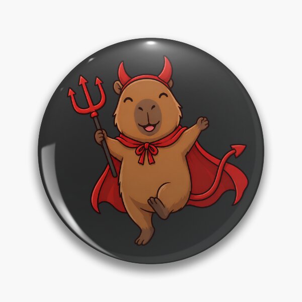 Item preview, Capybara Halloween Devil Costume designed and sold by Ivy-Triggs.