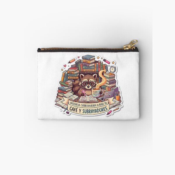 Item preview, Opocueva - Surviving on Coffee and Highlighters (Opposition Raccoon) designed and sold by AlruanceStudio.