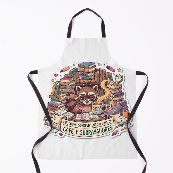 Item preview, Opocueva - Surviving on Coffee and Highlighters (Opposition Raccoon) designed and sold by AlruanceStudio.