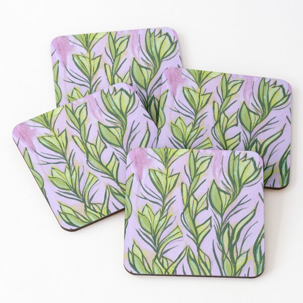 Item preview, Green dreamy Leaves | Botanical Gouache Art designed and sold by DzinkaDreamArt.