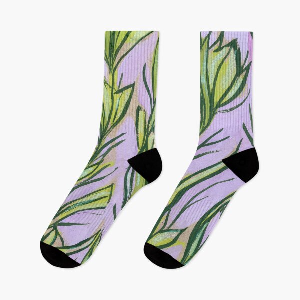 Item preview, Green dreamy Leaves | Botanical Gouache Art designed and sold by DzinkaDreamArt.