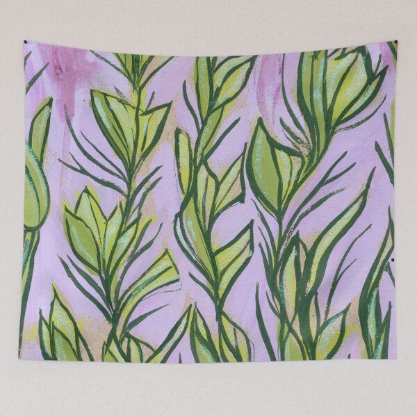 Artikelvorschau, Grüne, verträumte Blätter | Botanische Gouache-Kunst entworfen und verkauft von DzinkaDreamArt.
