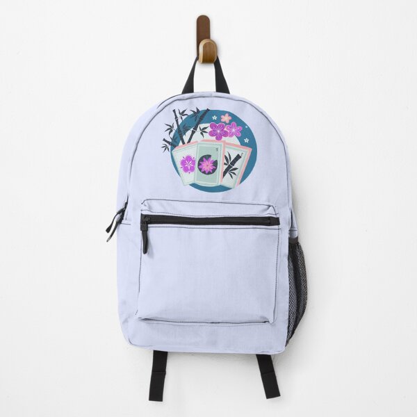 Item preview, Mahjong Garden - retro bubble badge - pink and teal designed and sold by Home Cyn Home.