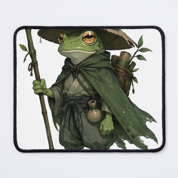 Item preview, Wandering Bamboo Frog Monk designed and sold by Jaideep Walia.
