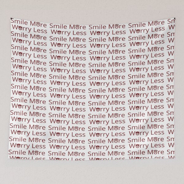 Item preview, SMILE MORE WORRY LESS designed and sold by MR4me.