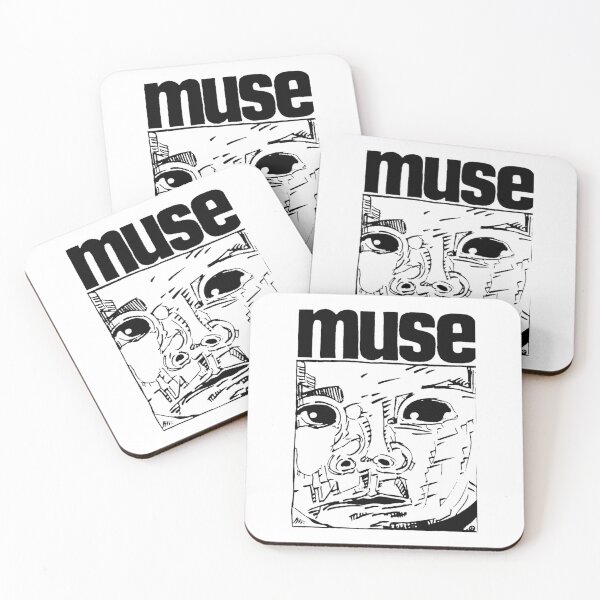 Artikelvorschau, Muse Monochrome Blackout Poster entworfen und verkauft von uraestheticshop.