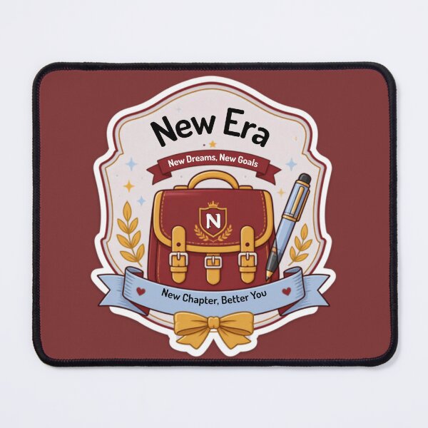 Item preview, New Era Vintage School Crest New Chapter Better You designed and sold by inkaylindesign.