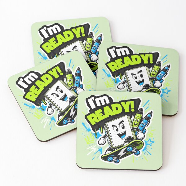 Item preview, I'm Ready Skater Notebook Graffiti Back to School designed and sold by inkaylindesign.