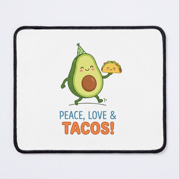 Item preview, Cute Happy Avocado Holding A Taco designed and sold by Owcomm.