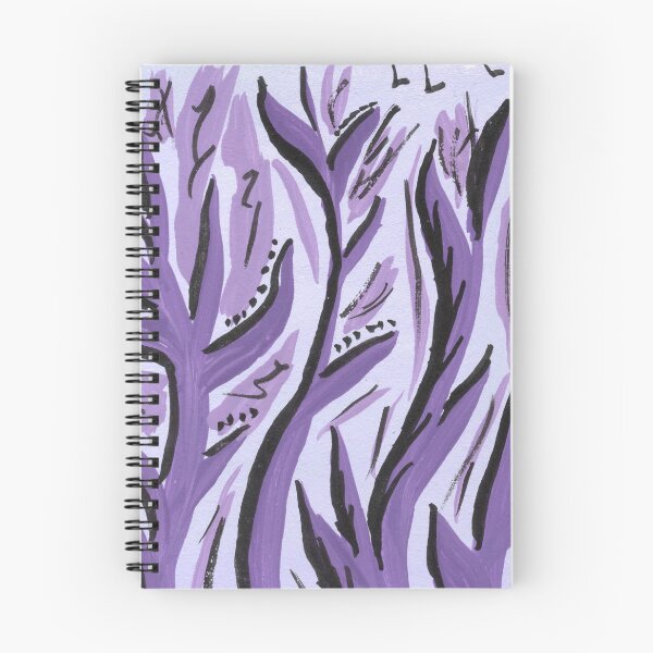Item preview, Purple Forest Gouache Painting designed and sold by DzinkaDreamArt.