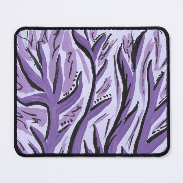 Item preview, Purple Forest Gouache Painting designed and sold by DzinkaDreamArt.