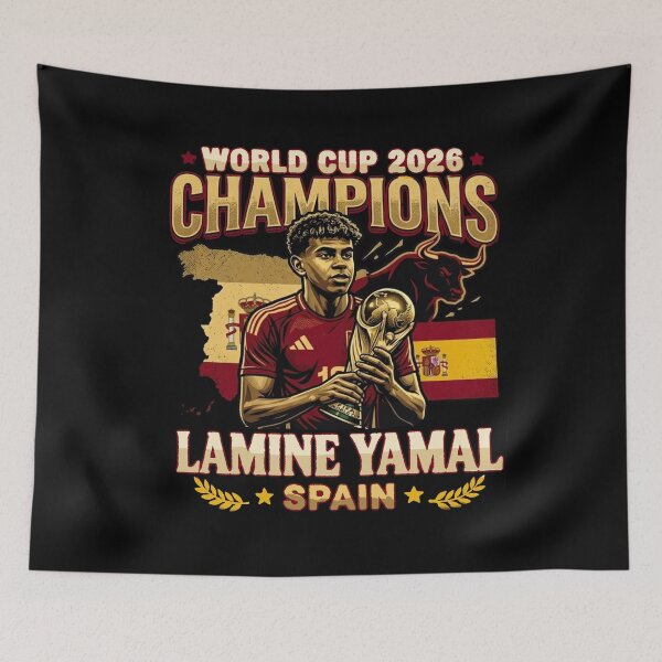 Item preview, Spain 2026 World Cup Champions - Lamine Yamal designed and sold by mwebba2005.