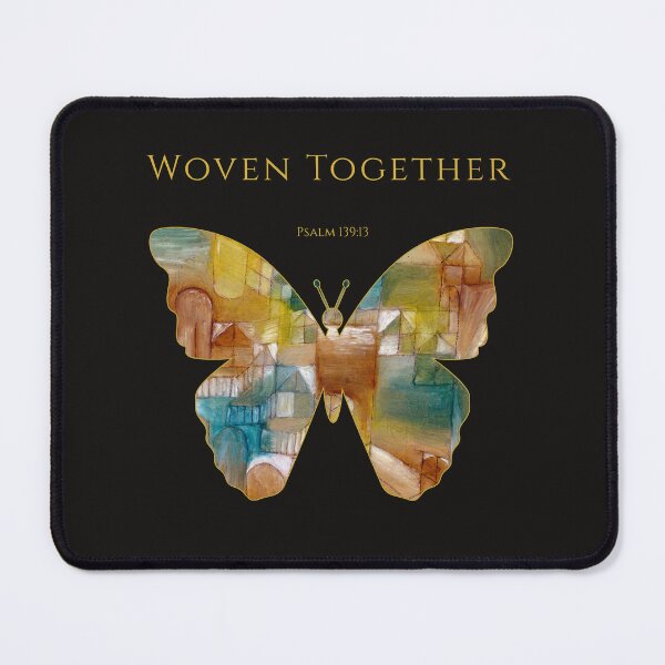 Item preview, Woven Together Butterfly Christian Art Scripture Gift Many Parts One Beauty Psalm 139 13 designed and sold by KittenAndCo.