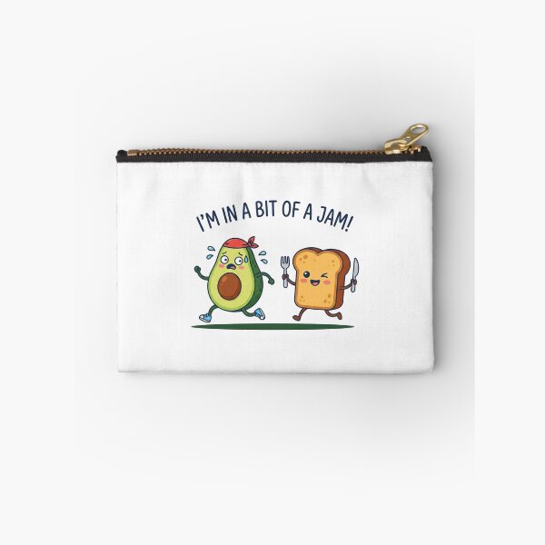 Item preview, Funny Avocado Running Away From Bread Toast designed and sold by Owcomm.