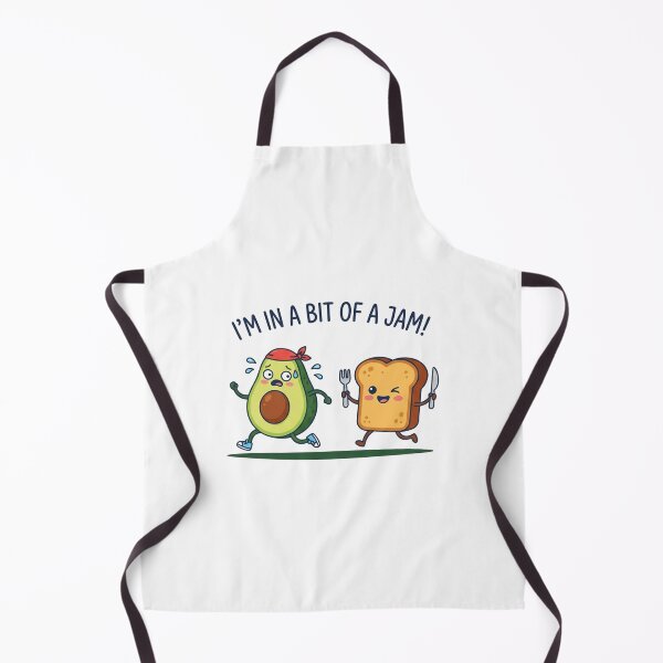 Item preview, Funny Avocado Running Away From Bread Toast designed and sold by Owcomm.