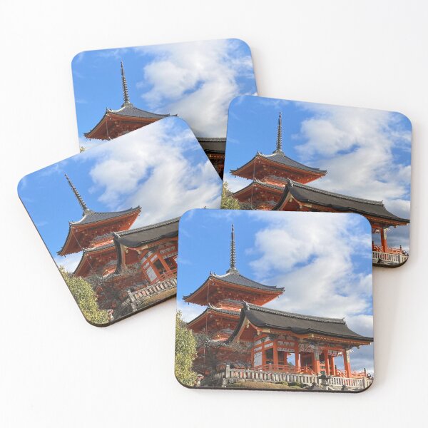Item preview, Winter Sky Above Kiyomizu-dera Pagoda | Kyoto, Japan designed and sold by JapanStudio123.