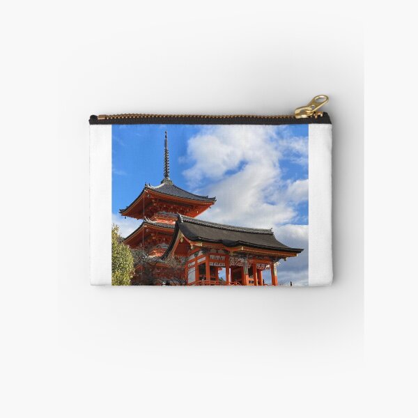 Item preview, Winter Sky Above Kiyomizu-dera Pagoda | Kyoto, Japan designed and sold by JapanStudio123.