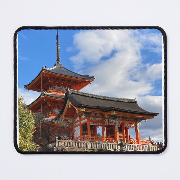 Item preview, Winter Sky Above Kiyomizu-dera Pagoda | Kyoto, Japan designed and sold by JapanStudio123.