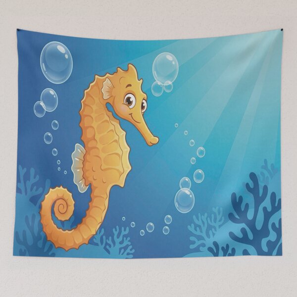 Item preview, Happy Little Seahorse designed and sold by Karen Persephone .