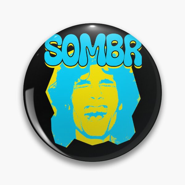Item preview, Sombr Yellow and Cyan High Contrast Expression Poster designed and sold by GrizzlyPaul.