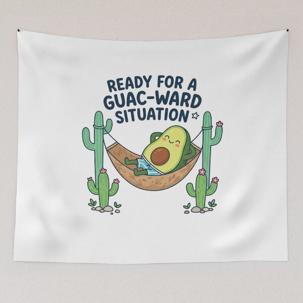 Item preview, Ready For A Relaxing Avocado Hammock Vacation designed and sold by Owcomm.