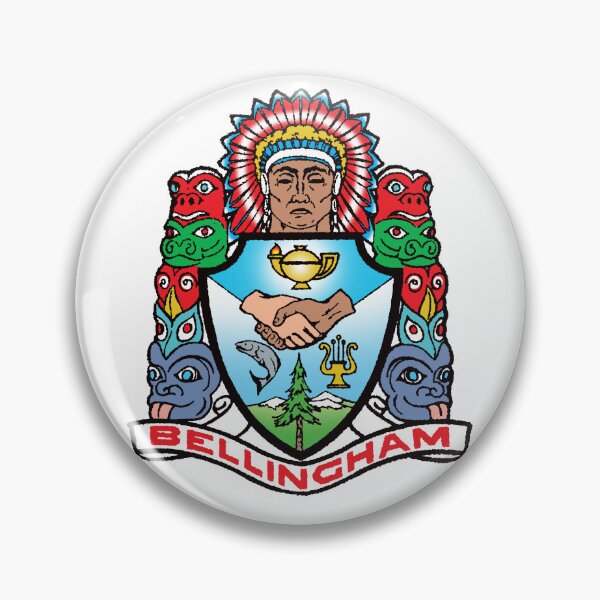 Item preview, Bellingham High School emblem designed and sold by Allen Peterson.