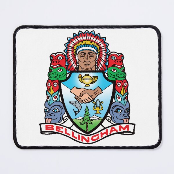 Item preview, Bellingham High School emblem designed and sold by Allen Peterson.