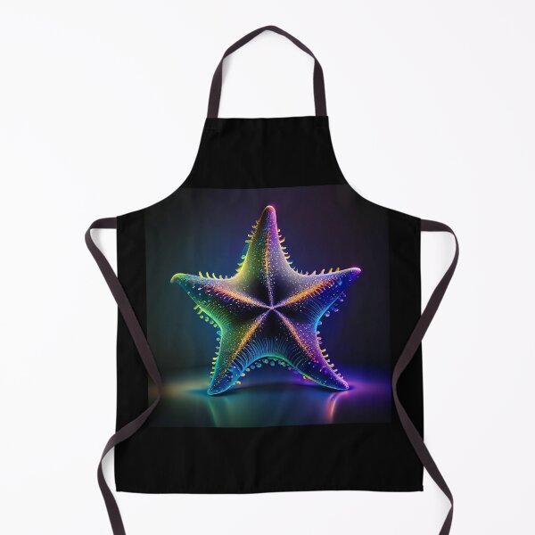 Item preview, Iridescent luminescent detailed starfish designed and sold by samitdigitalart.