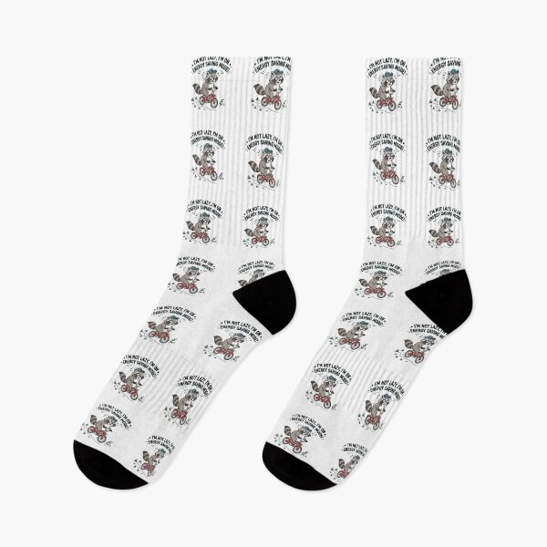 Item preview, Im Not Lazy Im On Energy Saving Mode Raccoon designed and sold by Owcomm.