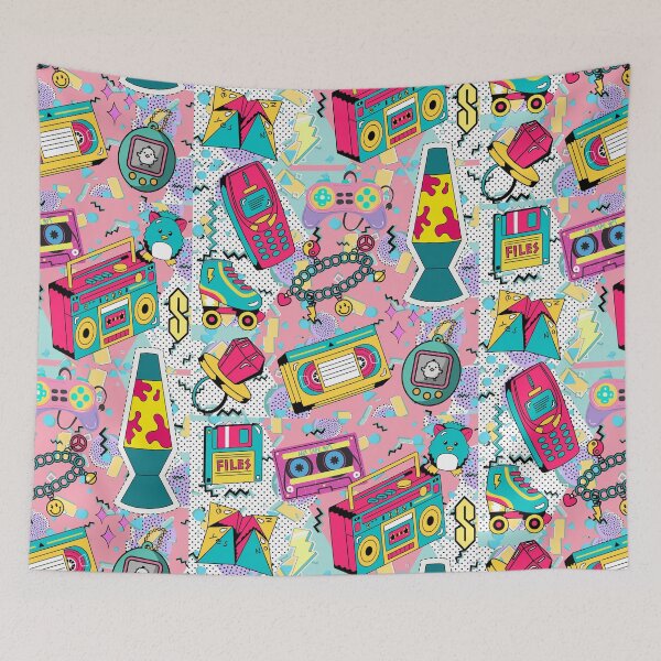 Item preview, 90s Nostalgia Collage Retro Vintage Aesthetic designed and sold by Zenna MT 1.
