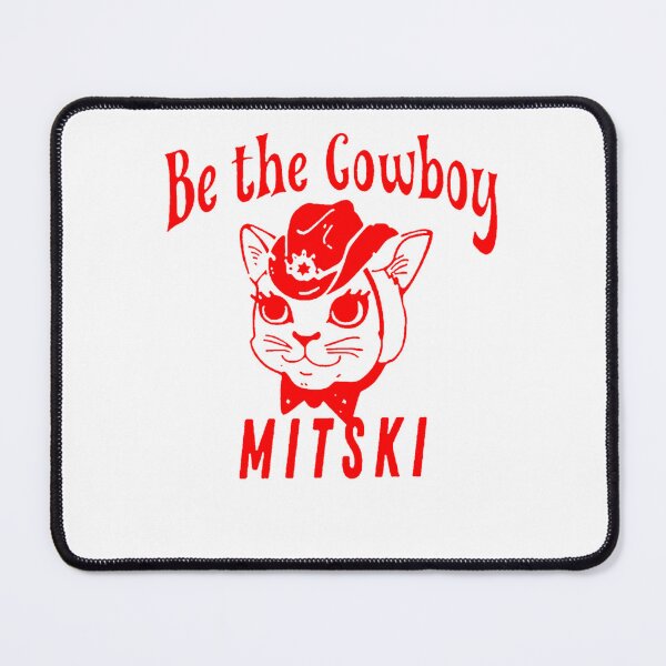 Item preview, Mitski Be the Cowboy Red Cat Poster designed and sold by GrizzlyPaul.