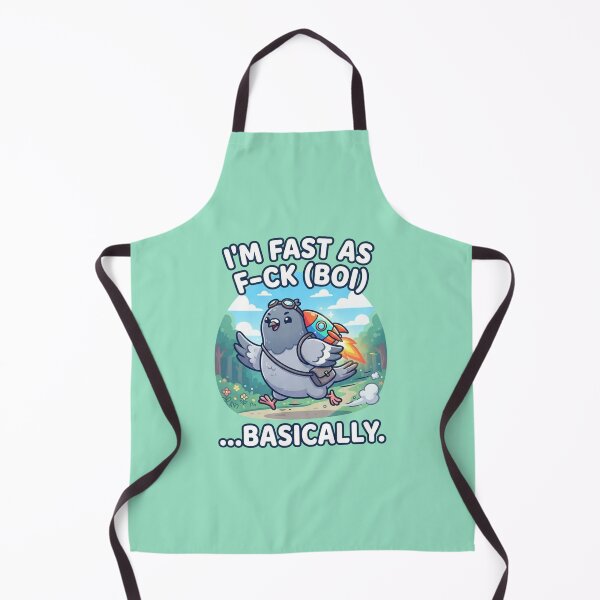 Item preview, Fast Pigeon With Rocket Jetpack Meme designed and sold by Owcomm.
