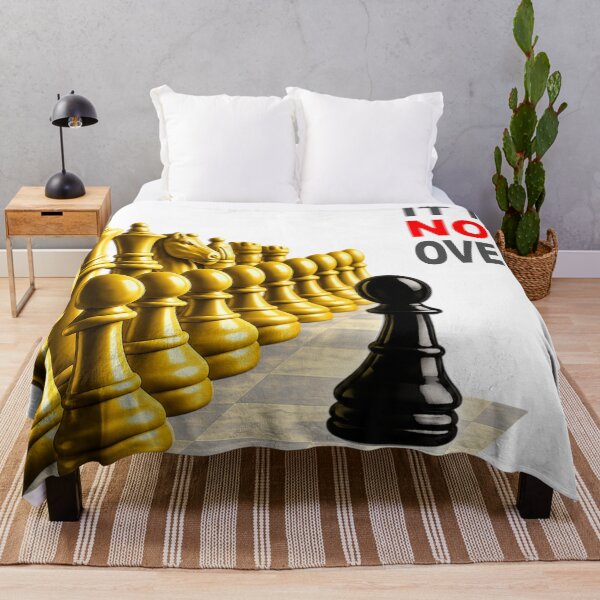 Item preview, It Is Not Over – Chess Underdog Motivational Design designed and sold by LeelaWorks.org.