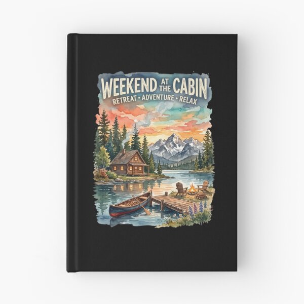 Item preview, Weekend at the Cabin Vintage Mountain Lake House designed and sold by dudelinart.