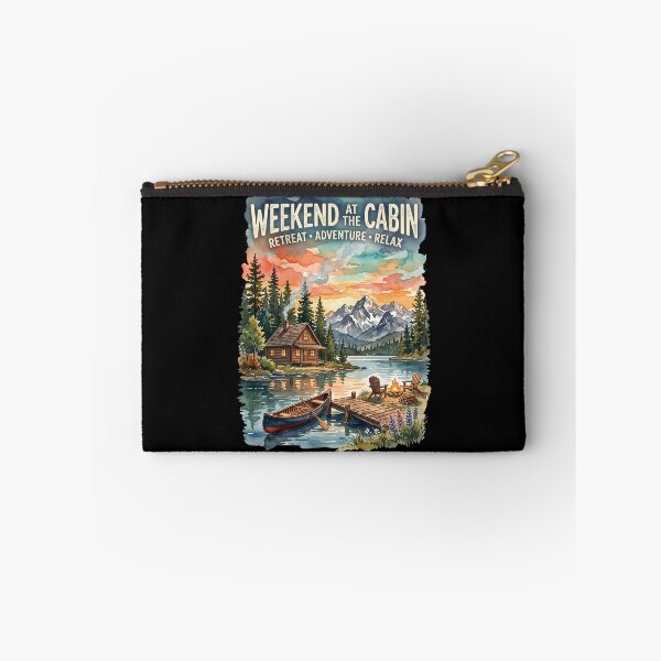 Item preview, Weekend at the Cabin Vintage Mountain Lake House designed and sold by dudelinart.