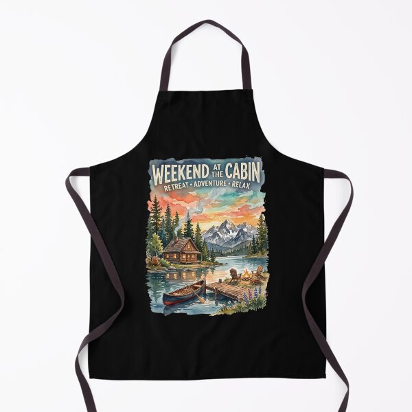 Item preview, Weekend at the Cabin Vintage Mountain Lake House designed and sold by dudelinart.