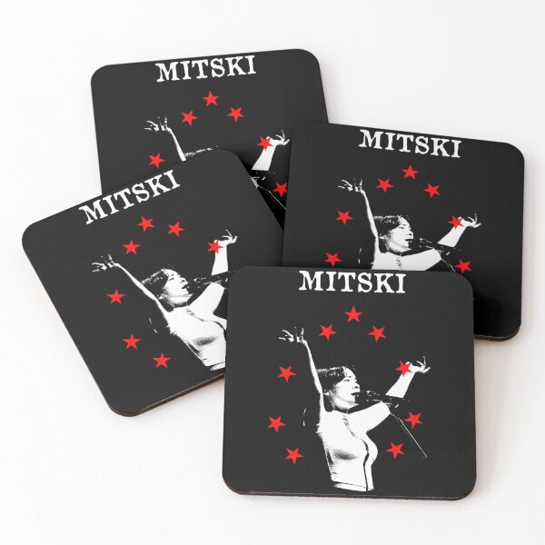 Item preview, Mitski Live Performance Red Stars Poster designed and sold by GrizzlyPaul.