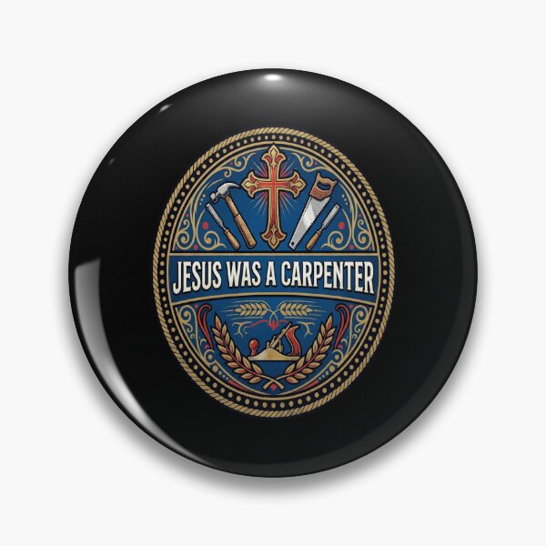 Item preview, Jesus Was a Carpenter Woodworking Design for Christian designed and sold by sahindak26.