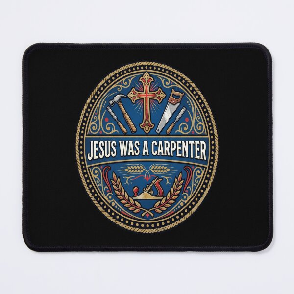 Item preview, Jesus Was a Carpenter Woodworking Design for Christian designed and sold by sahindak26.