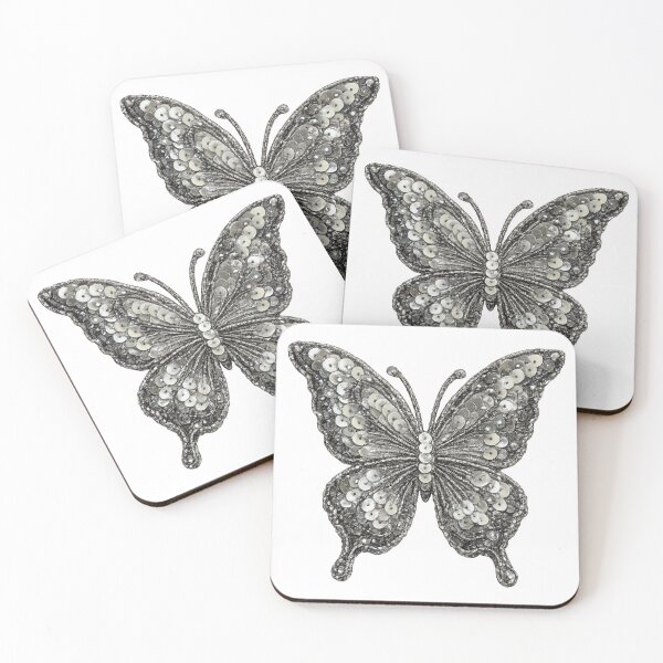 Item preview, Glittering Sequin Butterfly designed and sold by PamLeeDesign.