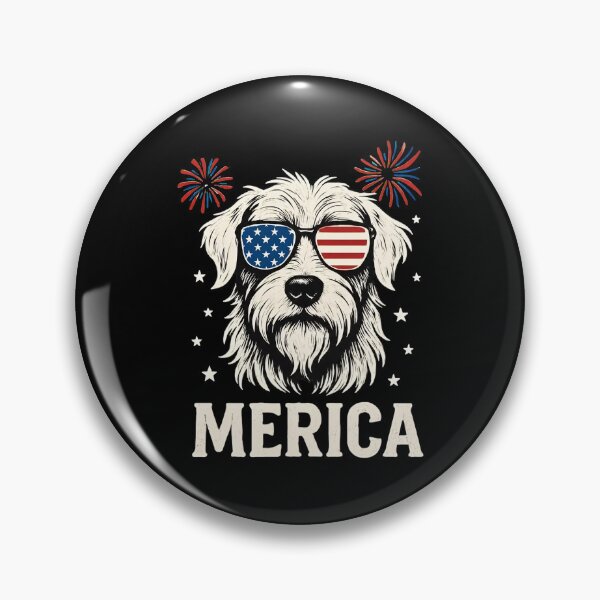 Item preview, Merica Dog Patriotic Sunglasses Fireworks designed and sold by SoyLamderma.