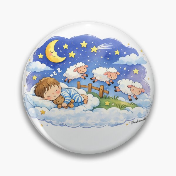 Item preview, Counting Sheep – Cute Bedtime Watercolor for Kids designed and sold by PLUSHIWORLDtm.