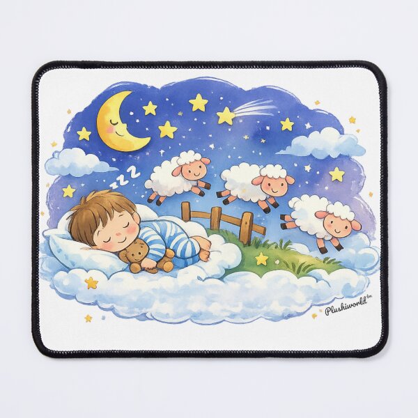 Item preview, Counting Sheep – Cute Bedtime Watercolor for Kids designed and sold by PLUSHIWORLDtm.