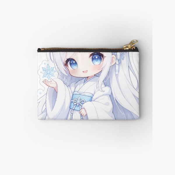 Item preview, Cute Yuki Onna Holding a Snowflake | Kawaii Japanese Yokai designed and sold by vekotpu.