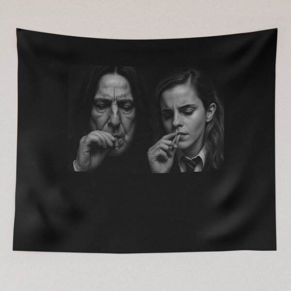 Item preview, Funny Hermione And Snape Smoking Meme designed and sold by MuratSaro.