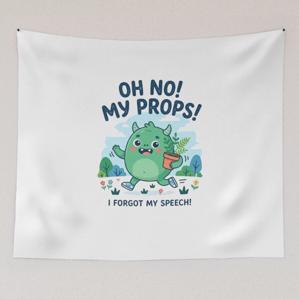 Item preview, Oh No My Props Cute Monster designed and sold by Owcomm.