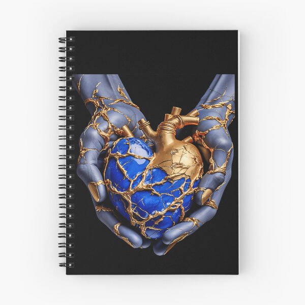 Item preview, Gold Kintsugi Broken Heart Hands designed and sold by Nonailam.