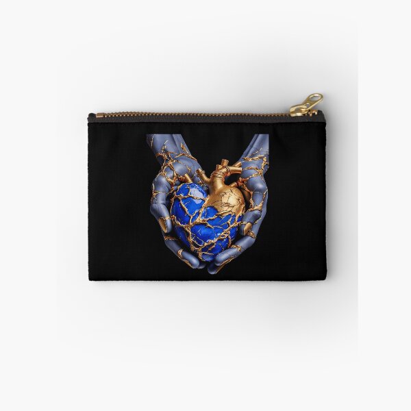 Item preview, Gold Kintsugi Broken Heart Hands designed and sold by Nonailam.