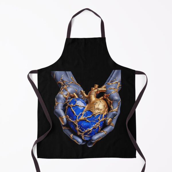 Item preview, Gold Kintsugi Broken Heart Hands designed and sold by Nonailam.